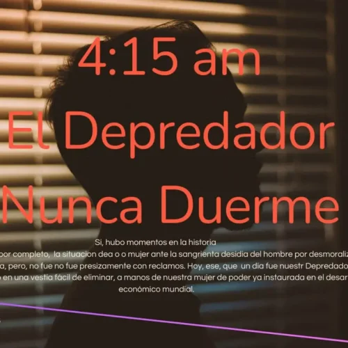 ªSi hay algo peor que tener un esposo/ padre y/o familia, muy presentes en la desmoralización de la mujer, es salir al mundo y encontrarte con que, para la mujer de poder empresaria, la ejecutiva y la política, hay una fuerte situación de desacreditación financiera, de carácter socio-cultural, cuyo basamento corrosivo se haya en la destrucción moral de la mujer, se remonta a una versión de nuestros orígenes y se hegemoniza, desde el zeno de eztaz familiaz, a lo largo de nuestra historia. Ésta es la dura realidad, aún hoy, vivida; y con ella, nuestra falta de oportunidad de evolución humana ya que en manoz de la mujer de poder, se encuentra el %97 de crecimiento económico del mundo.ª (link a blog). Por ezta situación de estancamiento te encuentraz hoy en eza grieta crónica que haz permitido eztablecerzer y que laztimozamente para ti y para nueztraz zociedadez venideraz, haz dejado crecer; viendoze afectada drazticamente tu ACCION DEBIDA %70 %30 (link a fórmula) en creación, crecimiento y credibilidad de tu patrimonio personal, del patrimonio empresarial o del patrimonio gubernamental. Se necesita un vuelco rotundo de c